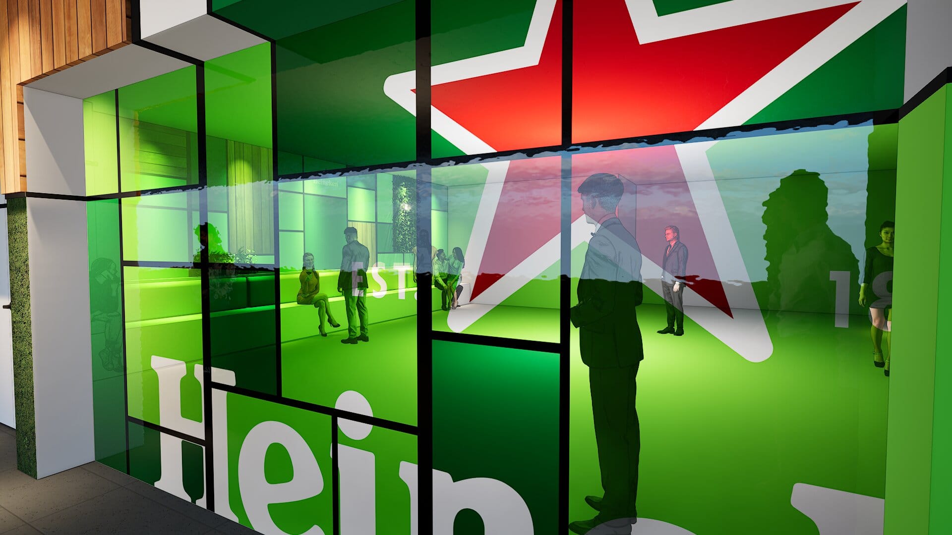 Diseño 3D de Torreón · Heineken por Twinside